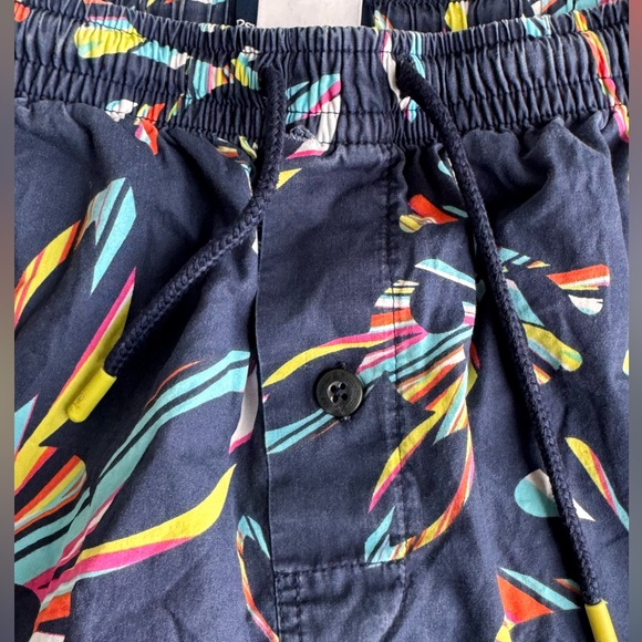 PSYCHO BUNNY by Robert‎ Godley Men Pajama Pant Navy Neon Rabbit Small Pullon - Picture 4 of 9